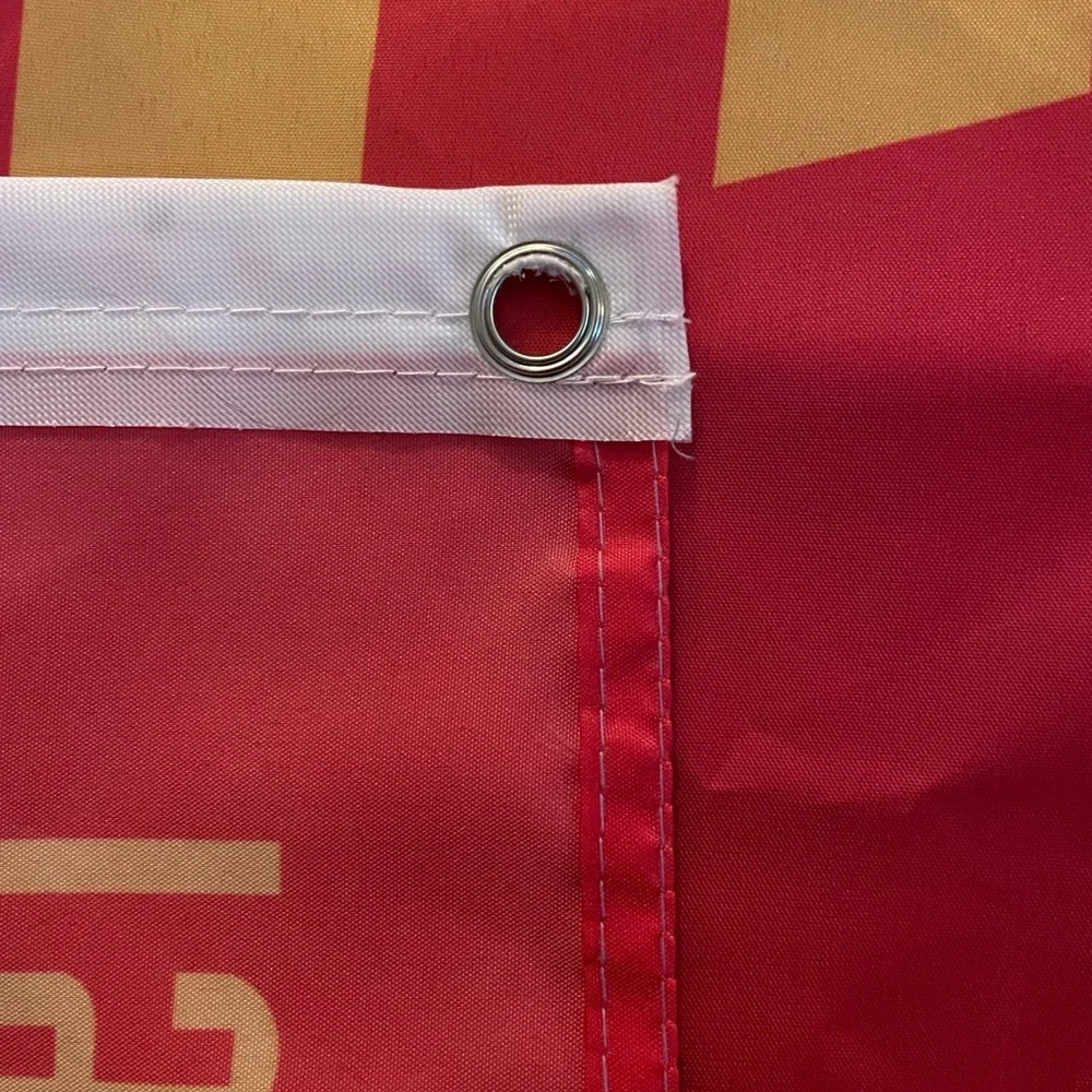 Kansas City Chiefs 3-Time Super Bowl‎ Champions Wall Flag Banner